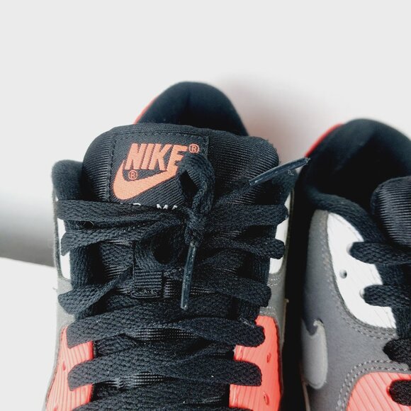 Nike Air Max 90 OG Men\'s Reverse Infrared Leather Lace-Up Sneaker Shoes Size 12 main image 6